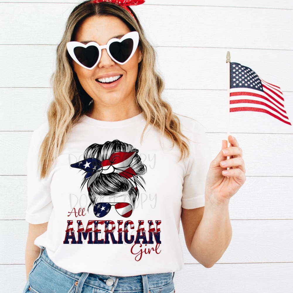 All American Girl Graphic Tee